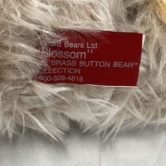 Blossom The Bear of Wealth Legend The Brass Button Collection Stuffed Plush Toy - Picture 8 of 8